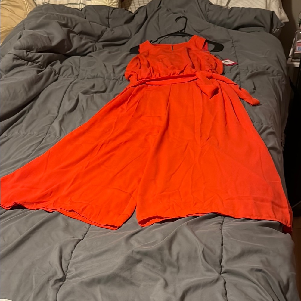 Vince Camuto Red Jumpsuit